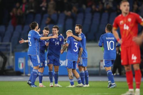 التأهل على بعد نقطة.. منتخب إيطاليا يهزم مقدونيا الشمالية في تصفيات يورو 2024